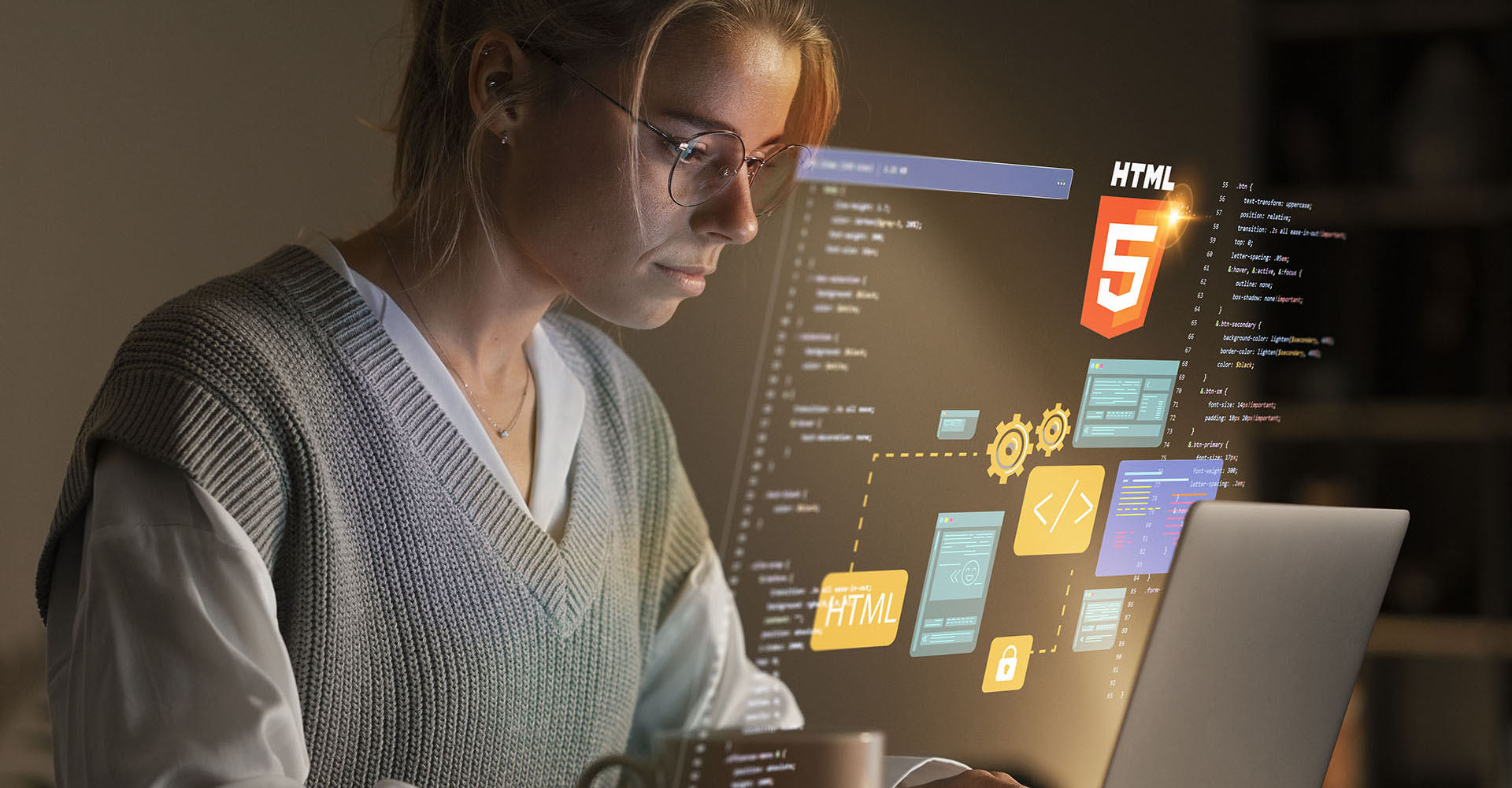 Использование CSS для размытия контента